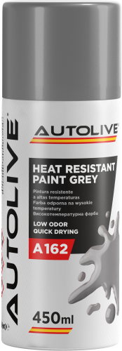 Краска высокотемпературная AUTOLIVE A162 HEAT RESISTANT PAINT серая 450 мл
