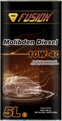 Полуcинтетическое моторное масло FUSION Molibden Diesel 10W-40 Metal 5л
