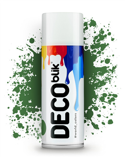 Аерозольна фарба Deco Blik RAL 6001 (зелений смарагд) 400 мл