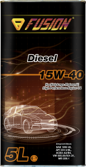 Минеральное моторное масло FUSION Diesel 15W-40 Metal 5л