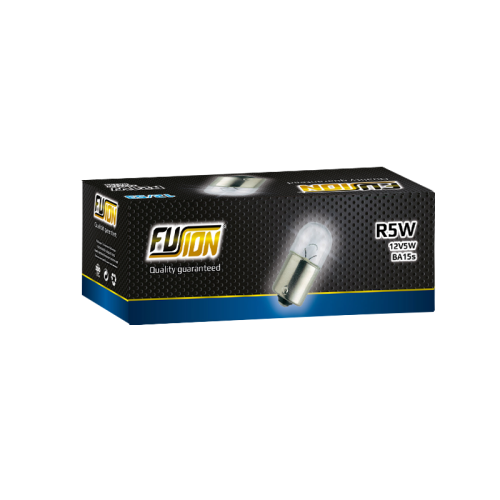 Лампочка для авто FUSION R5W 12V 5W BA15s 10шт