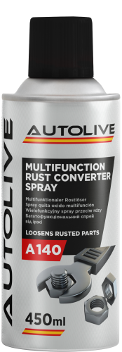 Універсальне мастило AUTOLIVE A140 Multifunction Rust Converter Spray 450мл 6шт