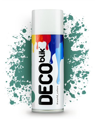 Аерозольна фарба Deco Blik RAL 6033 (бірюзова м'ята) 400 мл