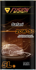 Минеральное моторное масло FUSION Safari 20W-50 Metal 5л
