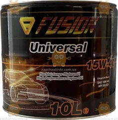 Минеральное моторное масло FUSION Universal 15W-40 Metal 10л