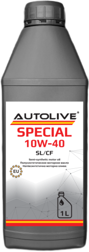 Напівсинтетична моторна олива AUTOLIVE Special 10W-40 1л 12шт