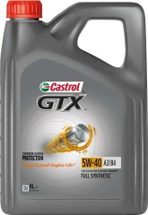 Синтетическое моторное масло CASTROL GTX 5W-40 A3/B4 4л