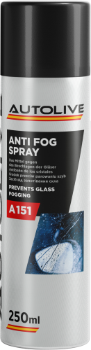 Средство от запотевания стекол AUTOLIVE A151 Anti Fog Spray 250мл