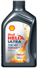 Синтетическое моторное масло SHELL Helix Ultra 5W-40 1л