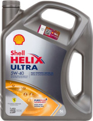 Синтетическое моторное масло SHELL Helix Ultra 5W-40 5л