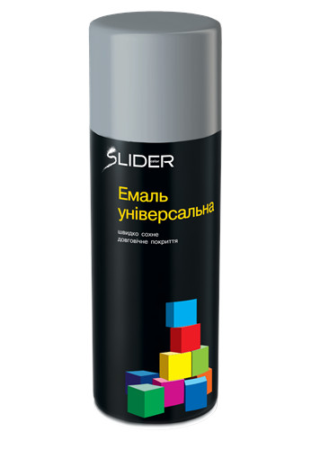 Краска аэрозольная SLIDER 7046 серый матовая 400 мл