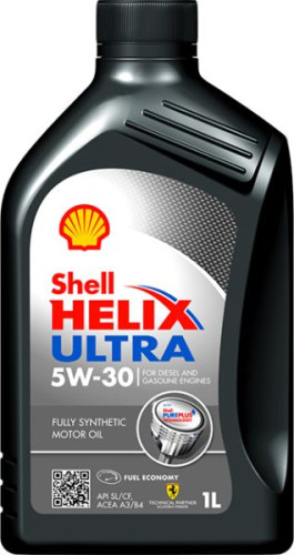 Синтетическое моторное масло SHELL Helix Ultra 5W-30 1л