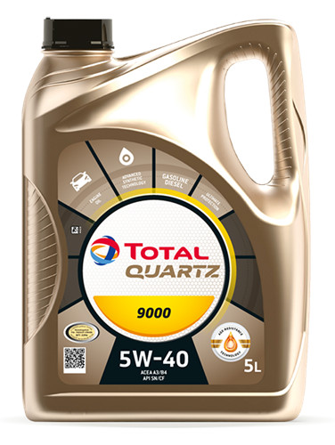 Моторное масло полусинтетическое Total Quartz 9000 Energy 5W-40 5 л