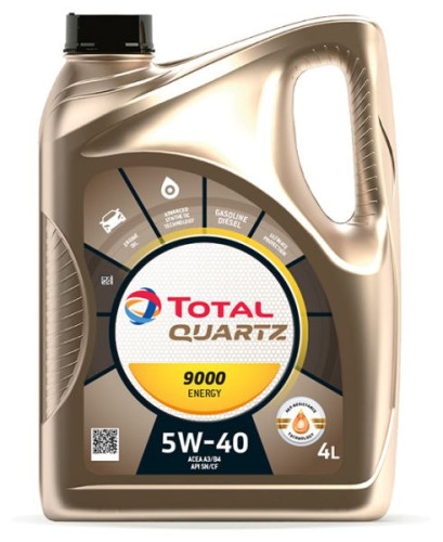Моторное масло полусинтетическое Total Quartz 9000 Energy 5W-40 4 л