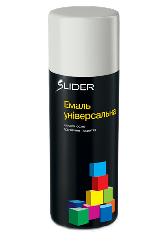 Краска аэрозольная SLIDER RAL 7035 светло-серая 400 мл