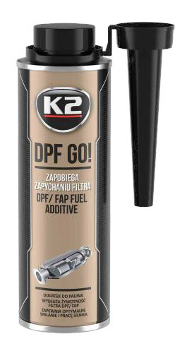 Очисник сажового фільтра K2 DPF GO! 250 мл