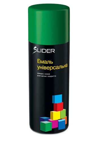 Фарба аерозольна SLIDER RAL 6029 зелена 400 мл