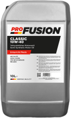 Полуcинтетическое моторное масло PROFUSION Classic 10W-40 10л