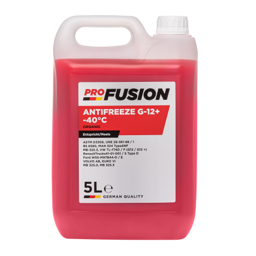 Антифриз FUSION Antifreeze G-12+ -40 червоний 5л