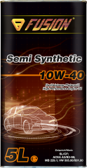 Полуcинтетическое моторное масло FUSION Semy Synthetic 10W-40 Metal 5л