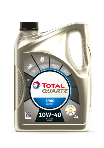 Моторное масло полусинтетическое TOTAL QUARTZ 7000 ENERGY 10W-40 4 л