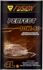 Полуcинтетическое моторное масло FUSION Perfect 10W-40 Metal 4л