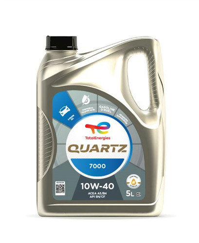 Полусинтетическое моторное масло TOTAL QUARTZ 7000 10W-40 5 л