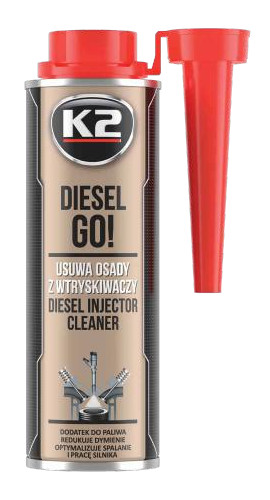 Очиститель форсунок для дизельных двигателей K2 DIESEL GO! 250 мл