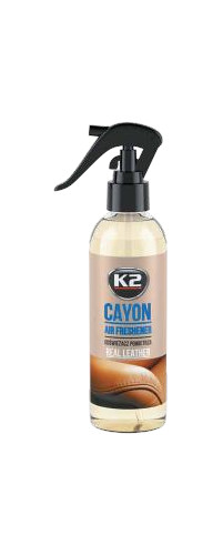 Освежитель воздуха K2 CAYON Real Leather 250мл купить по цене 186