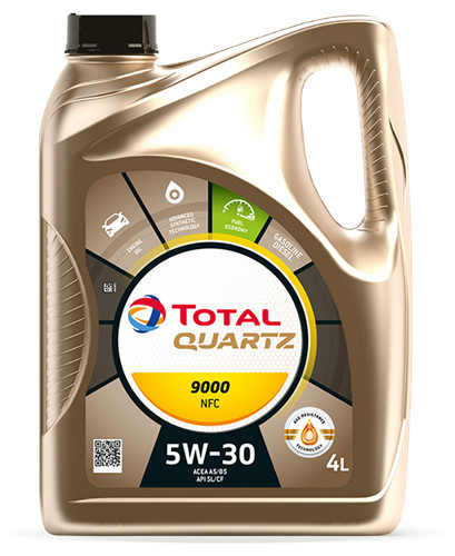Синтетическое моторное масло TOTAL QUARTZ 9000 FUTURE NFC 5W-30 4 л