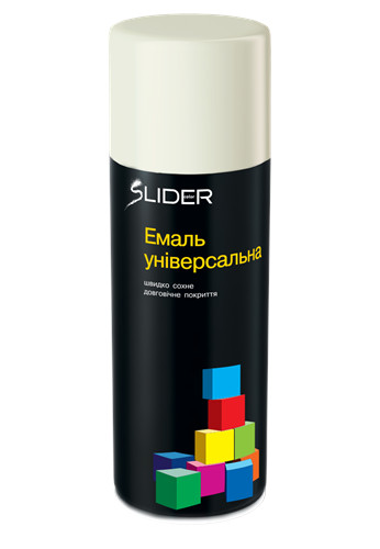 Фарба аерозольна SLIDER RAL 9003 сніжно-біла 400 мл