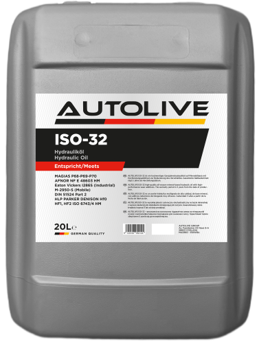 Гідравлична олива AUTOLIVE ISO-32 20л