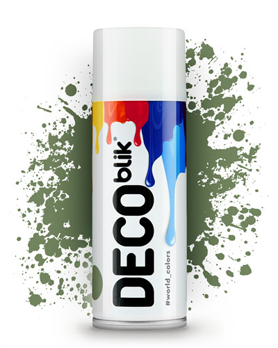 Аерозольна фарба Deco Blik RAL 6011 (зелена резеда) 400 мл