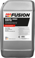 Полуcинтетическое моторное масло PROFUSION Diesel High 10W-40 10л