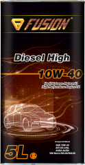 Полуcинтетическое моторное масло FUSION Diesel High 10W-40 Metal 5л