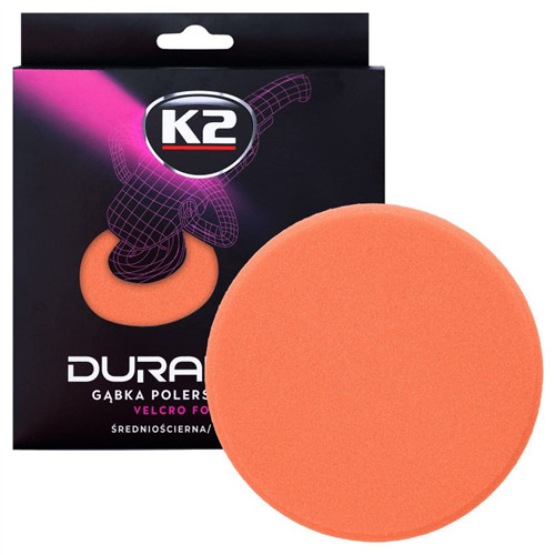 Губка з липучкою для полірування K2 Duraflex 150мм (середня жорсткість)