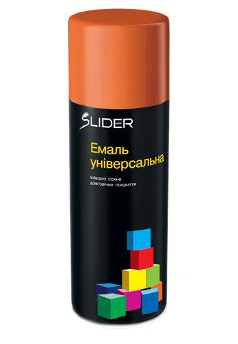 Фарба аерозольна SLIDER RAL 2004 помаранчева 400 мл