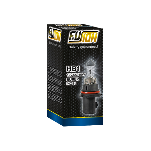 Лампочка для авто FUSION HB1 12V 65/45W Super PX29t