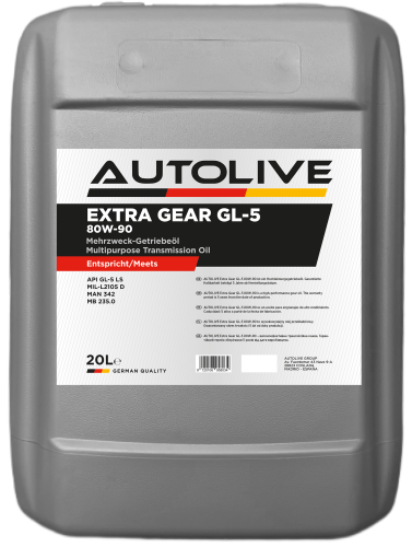 Трансмиссионное масло AUTOLIVE Extra Gear GL-5 80W-90 20л