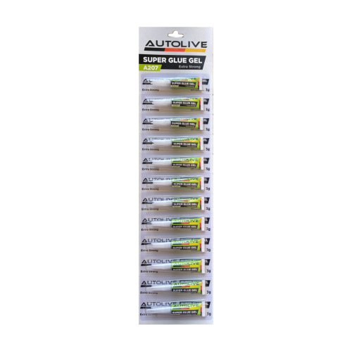 Клей AUTOLIVE A207 Super Glue Gel Extra Strong 3г 12шт 