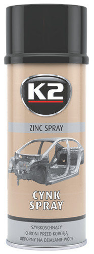 Цинковый спрей для защиты от коррозии K2 Cynk Spray 400мл