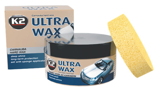 Воск-паста с карнаубой K2 Ultra Wax 300 г с губкой