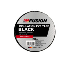 Ізоляційна ПВХ стрічка Profusion 130mic x 19mm x 20m BLACK