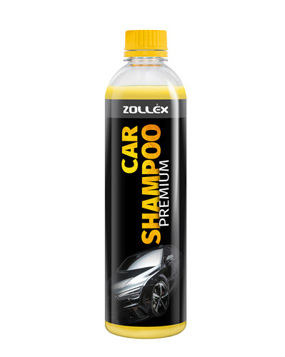 Автошампунь концентрат Zollex с воском Premium 0,5 л 