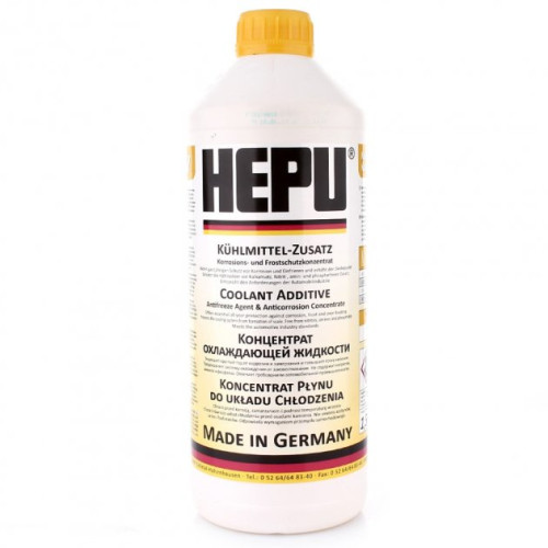 Антифриз HEPU P999 Concentrate жовтий 1.5л