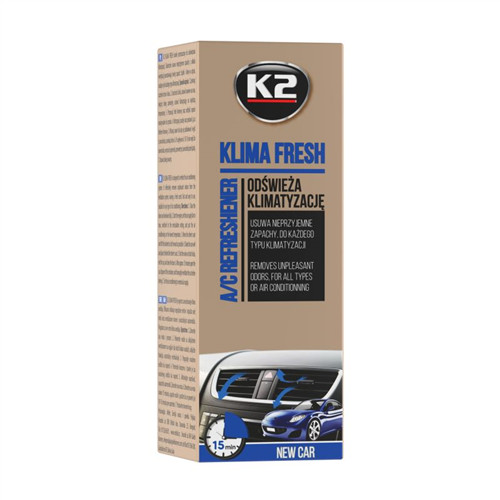 Очисник-освіжувач кондиціонерів K2 Klima Fresh (аромат нової машини) 150 мл 