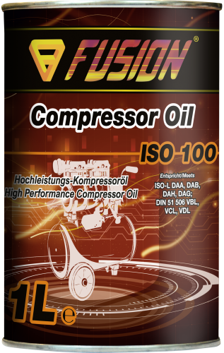 Компрессорное масло FUSION ISO-100 Metal 1л