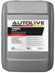 Синтетическое моторное масло AUTOLIVE Turbo 5W-40 20л