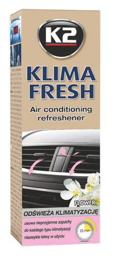 Очисник-освіжувач кондиціонерів K2 Klima Fresh (аромат квітки) 150 мл