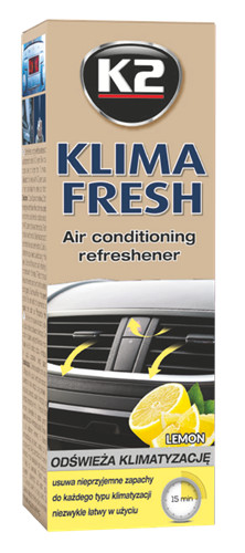 Очисник-освіжувач кондиціонерів K2 Klima Fresh (лимон) 150 мл 
